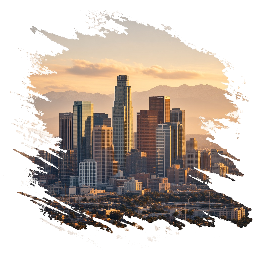 Los Angeles skyline, Southern California service area