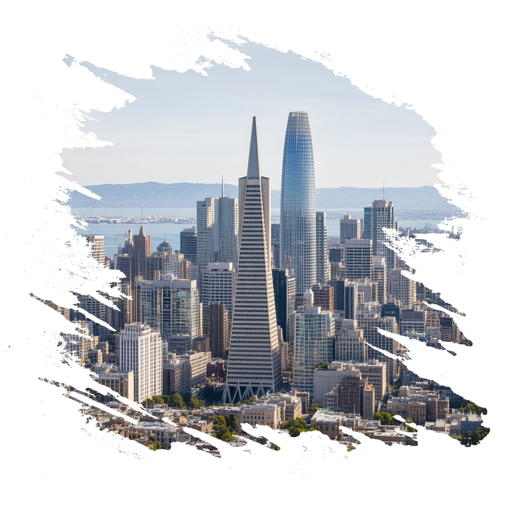 San Francisco skyline, Northern California service area