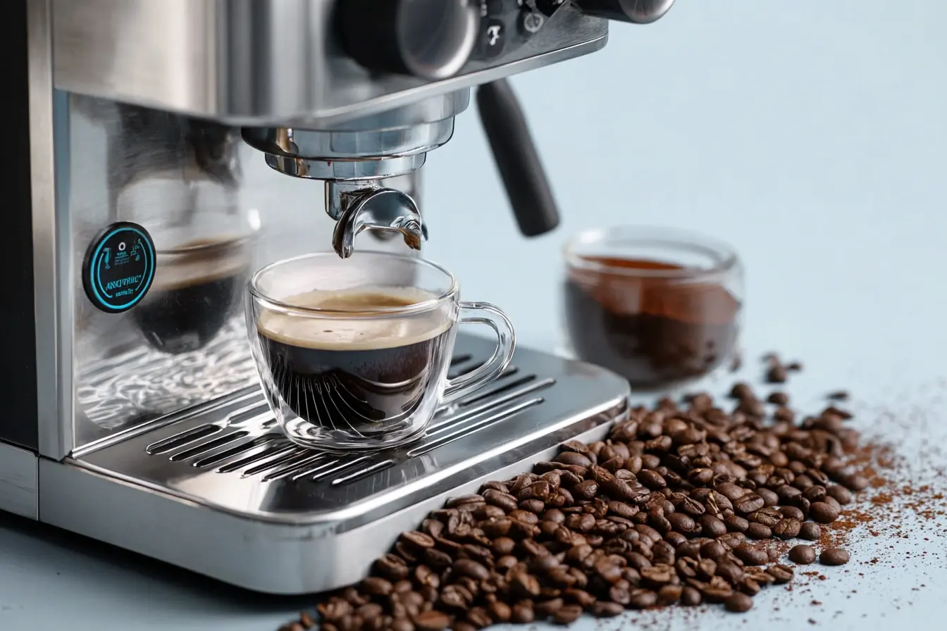 Triple Shot Services technician working on commercial coffee equipment